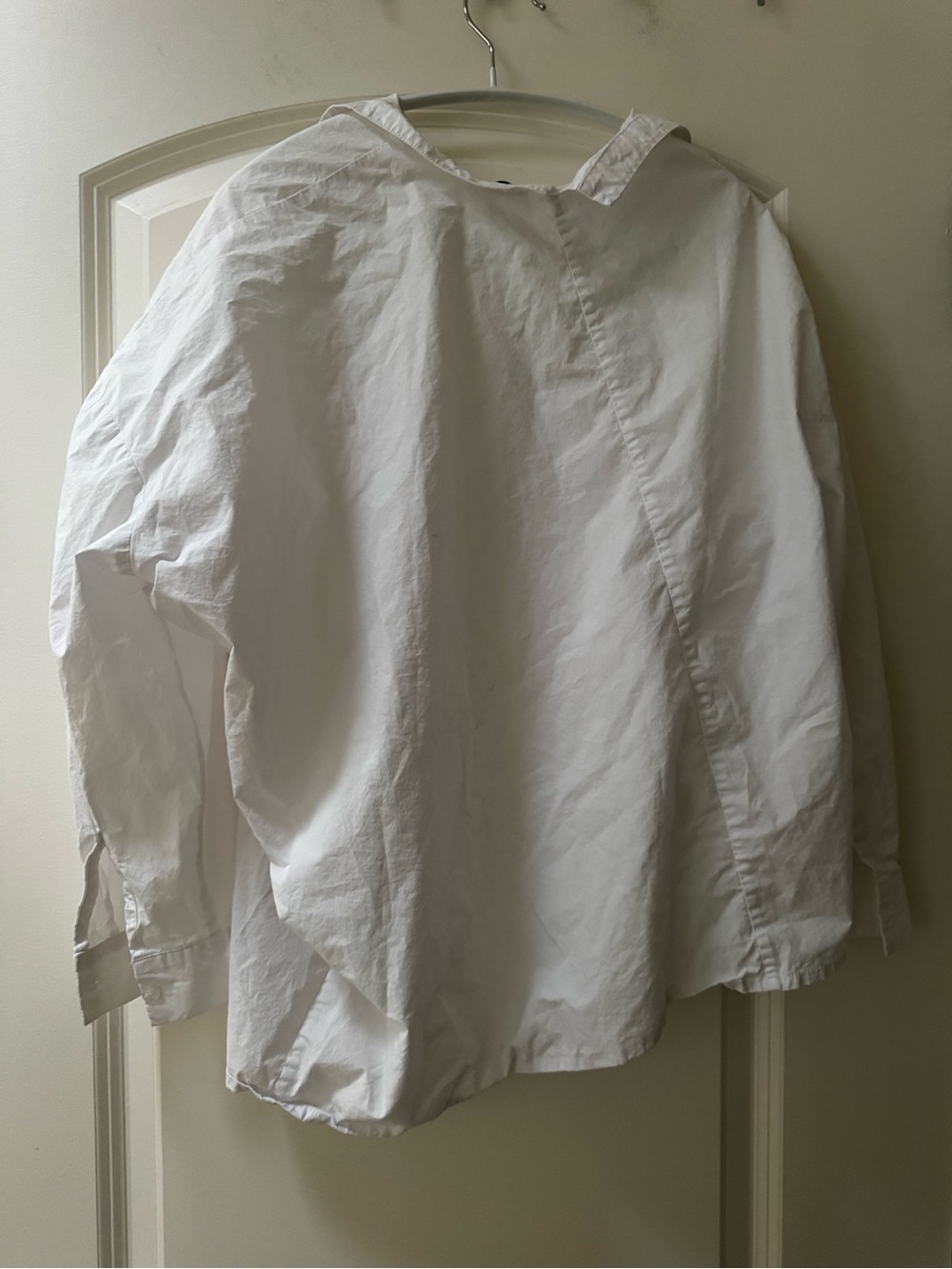 Asymmetric Poplin Shirt - Picture 8 of 8